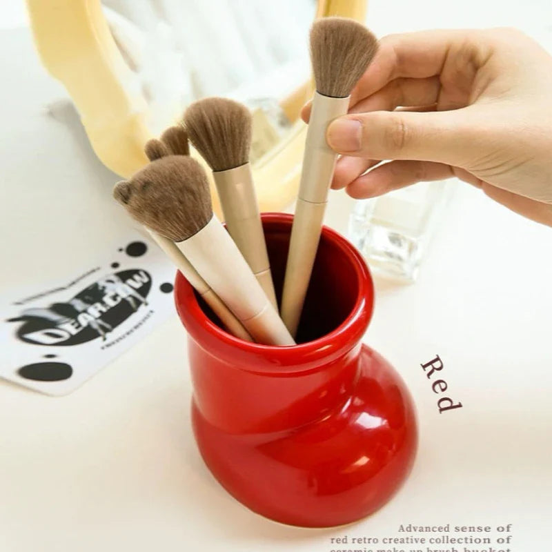 Red Boot Pen Holder & Desk Organizer