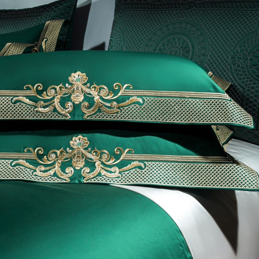 Cleopatra Veronese Green Luxury Egyptian Cotton Bedding Set