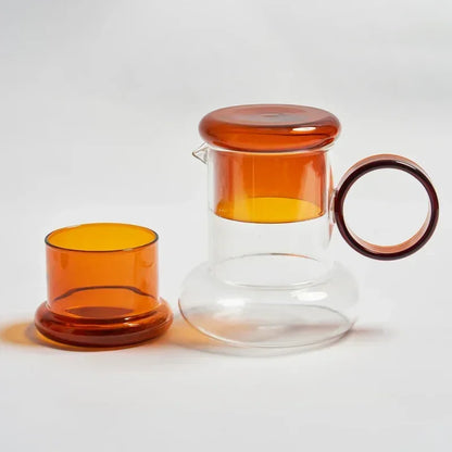 Aura Glass Carafe & Cup Set