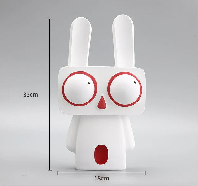 Playful Rabbit Ceramic Figurine – BAJE HOME