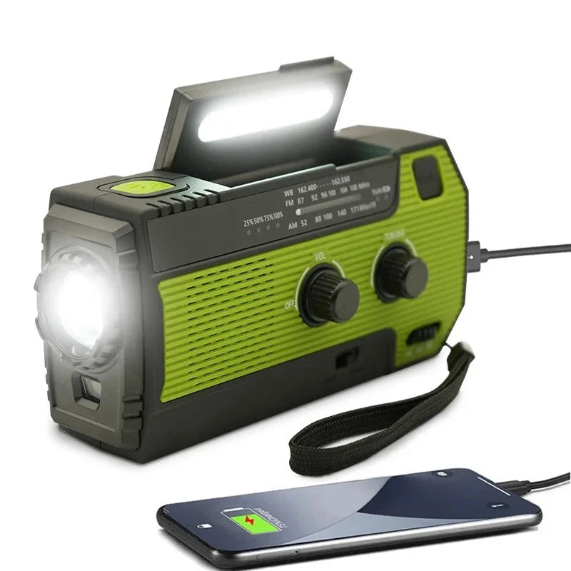 Radio solaire d'urgence