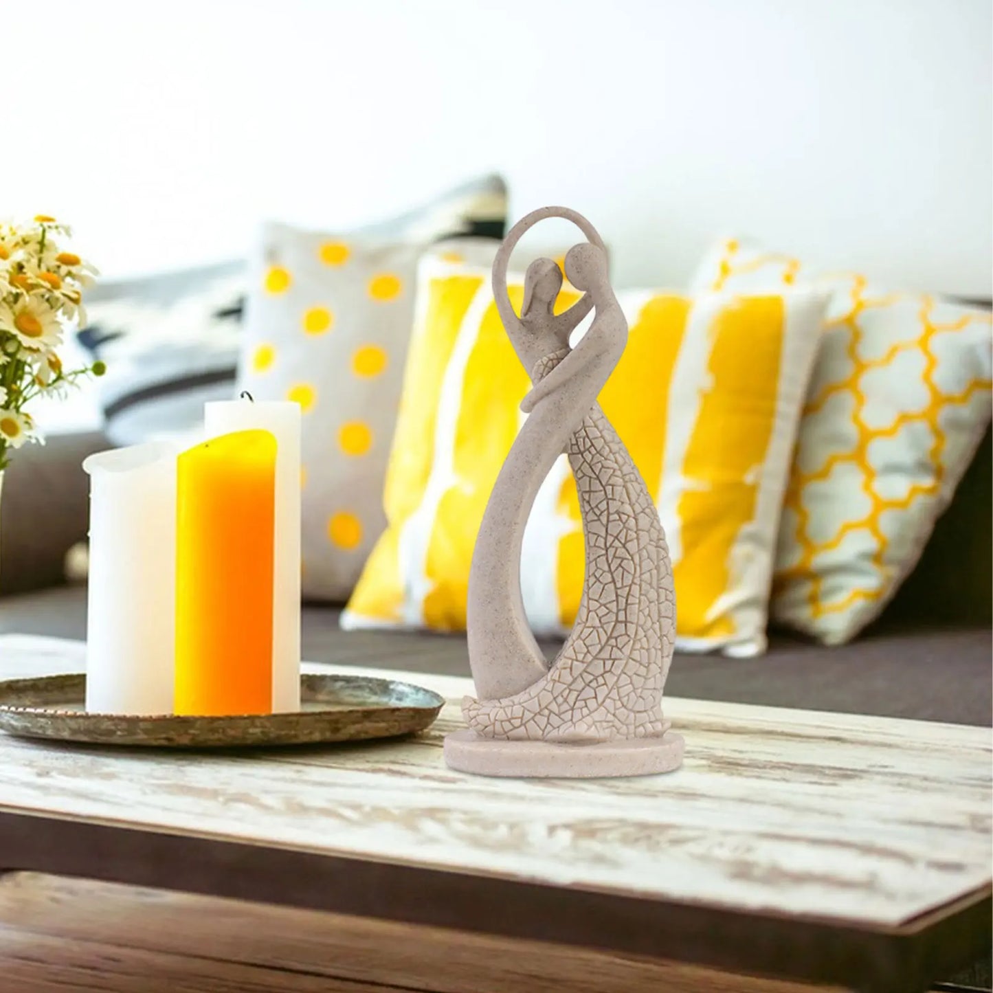 Romantic Couple Sculpture