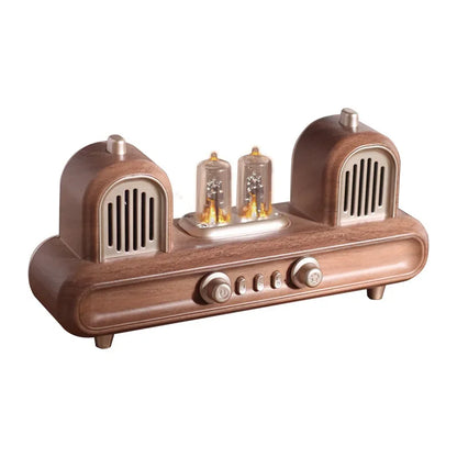 Enceinte Bluetooth rétro avec lampe d'ambiance