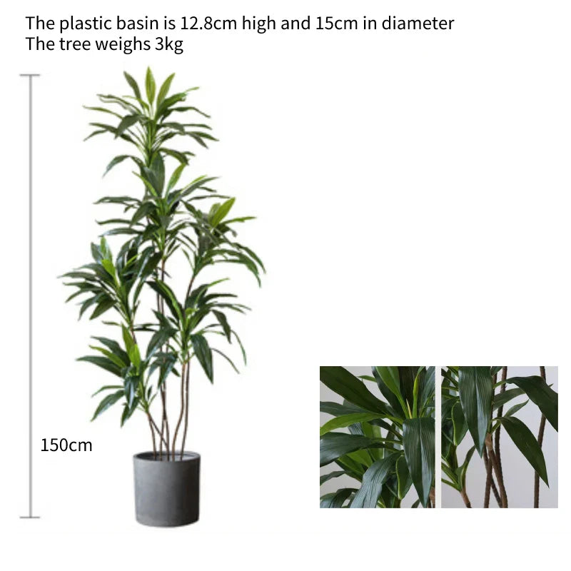 Künstliche Dracaena-Seidenpflanze