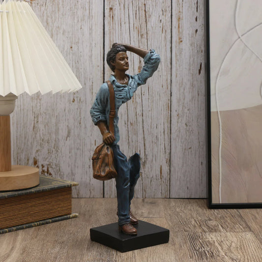 Traveler Resin Sculpture
