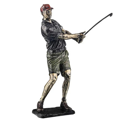 Vintage Resin Golf Figure Statue