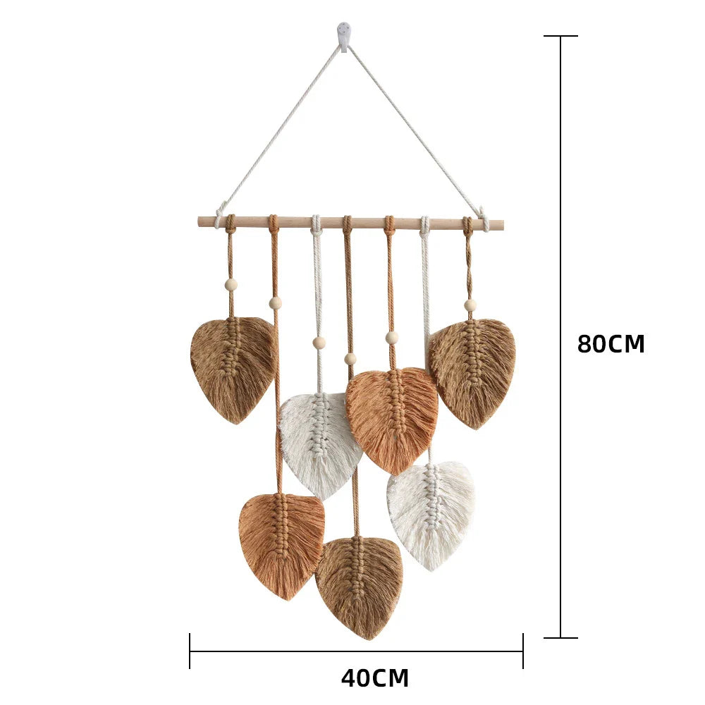 Leaf Macrame Wall Hanging