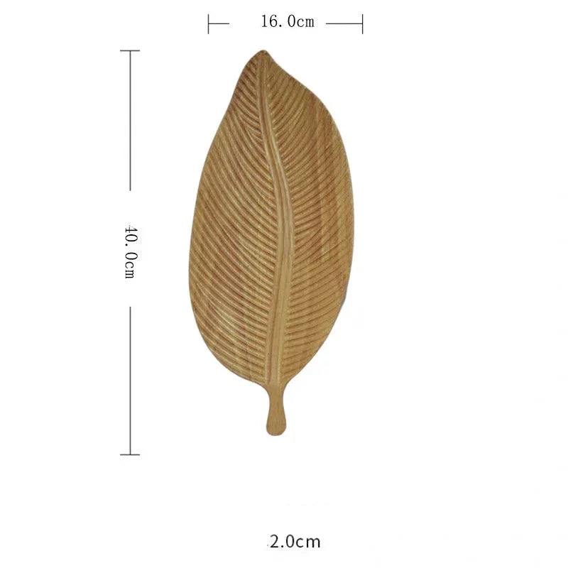 Leaf Shape Fruit Plate