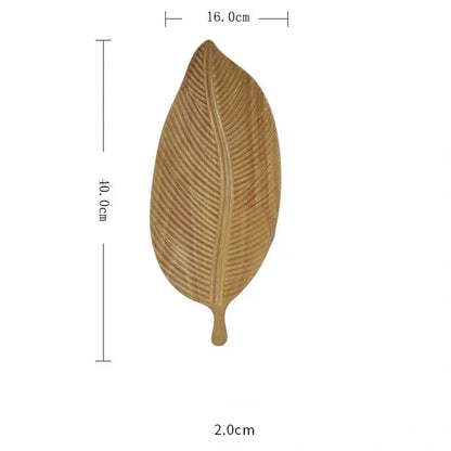 Leaf Shape Fruit Plate