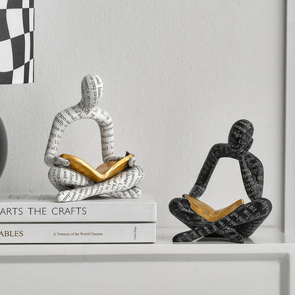 The Abstract Reader Sculpture