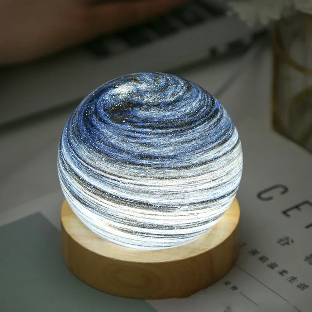 Crystal Ball Planet Night Light