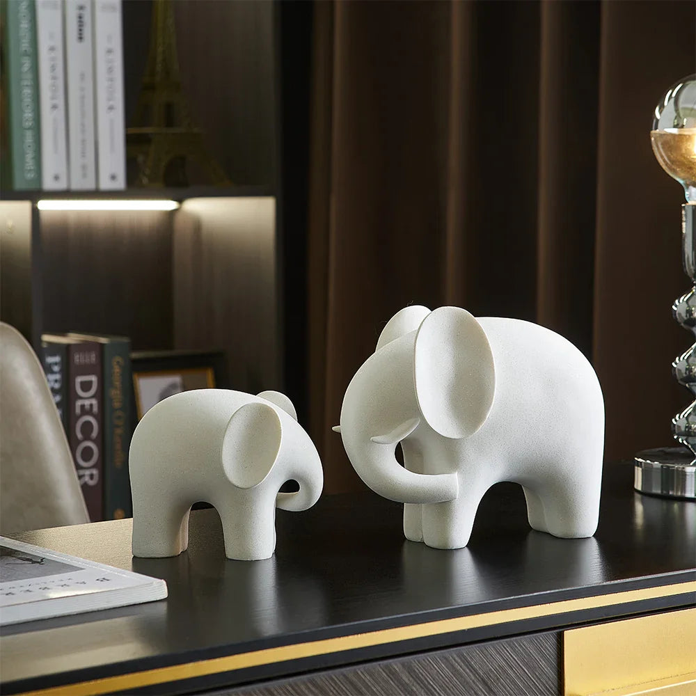 Creative Elephant Figurine Home Decor