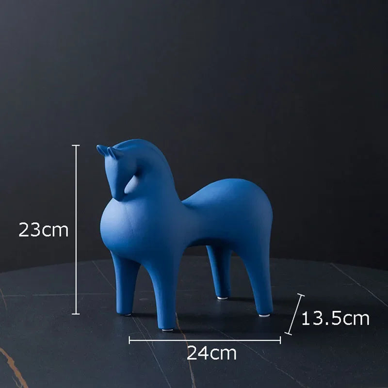 Modern Minimalist Horse Figurines