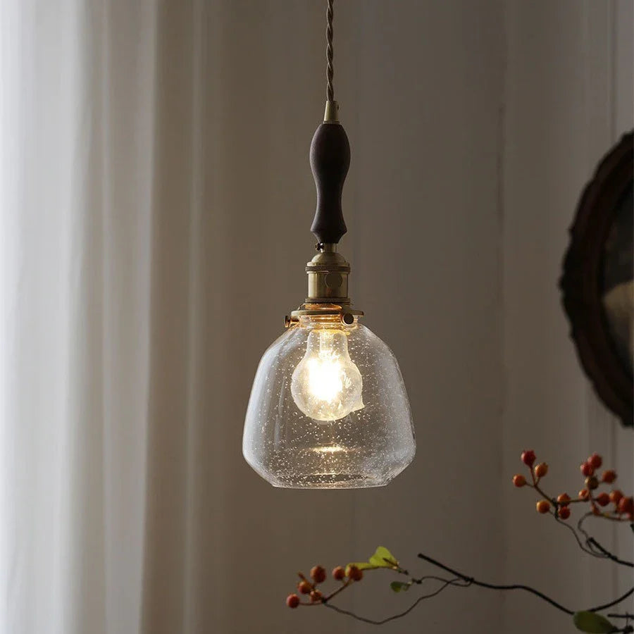 Lampada a sospensione vintage americana