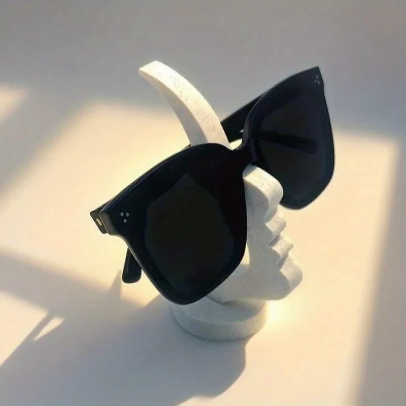 Creative Side Face Shaped Eyeglass Holder Stand