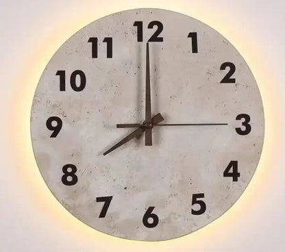 ChronoGlow LED Wall Clock Sconce