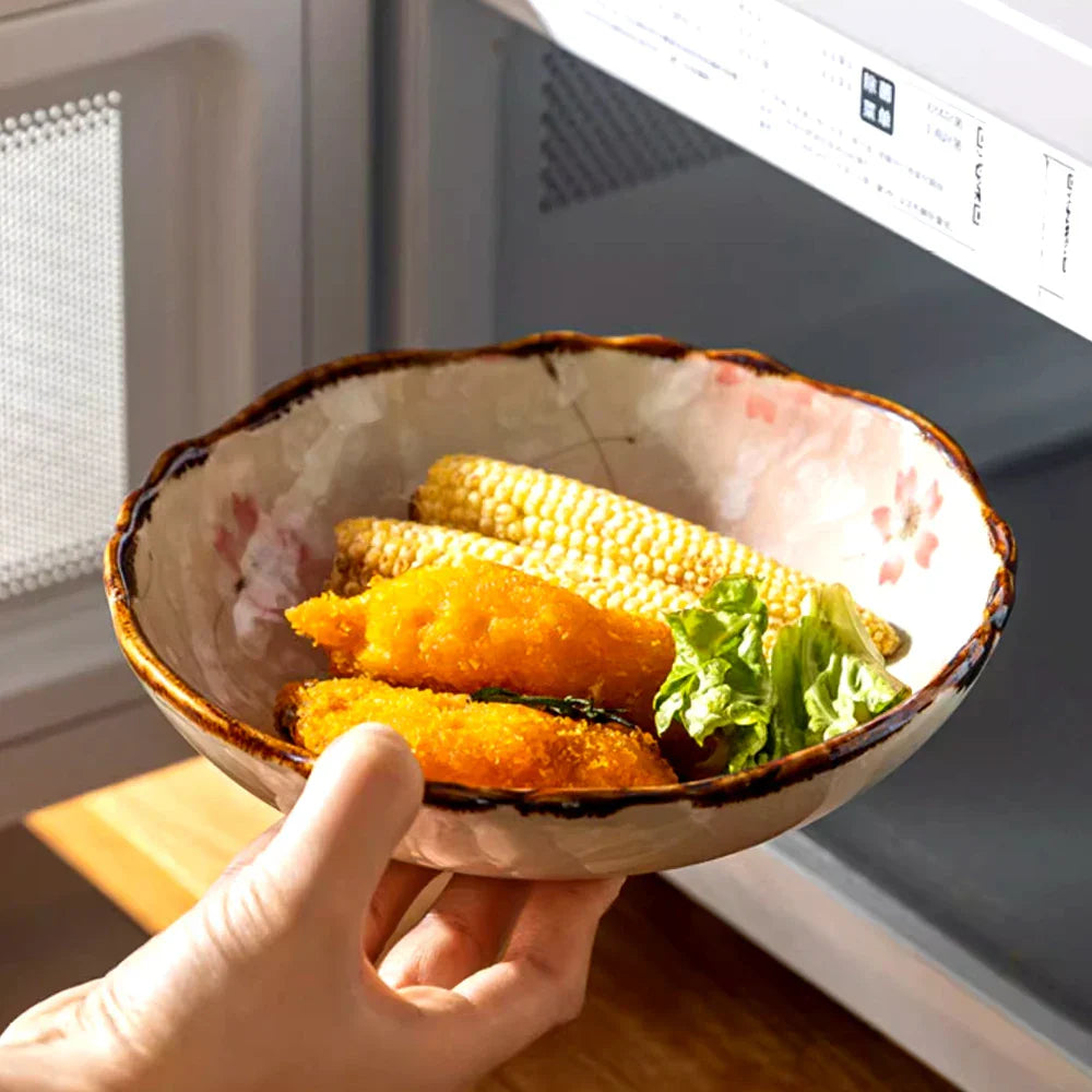 Handbemalte Keramikschale „Sakura Bloom“