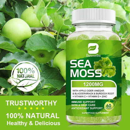 Irish Sea Moss Gummies with Bladderwrack & Burdock
