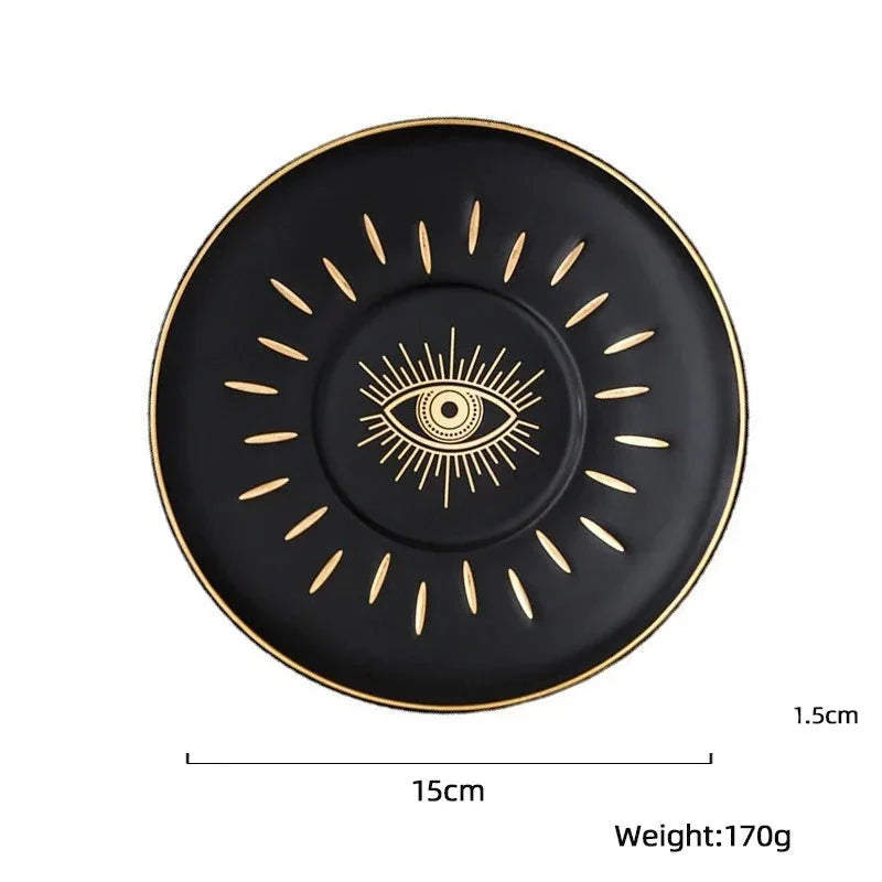 Evil Eye Ceramic Small Plate