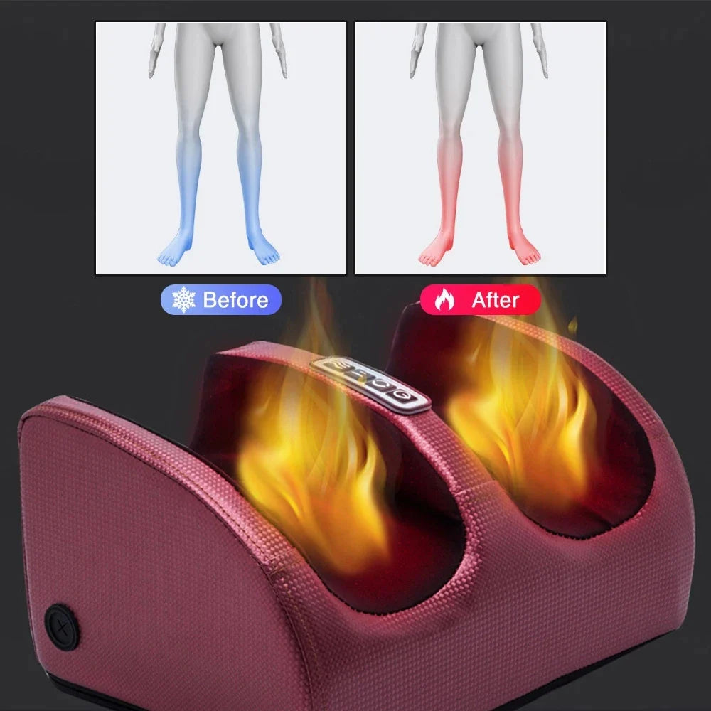 Massageador elétrico para pés