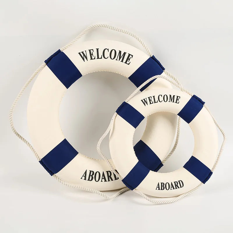 Nautical Life Buoy Wall Decor