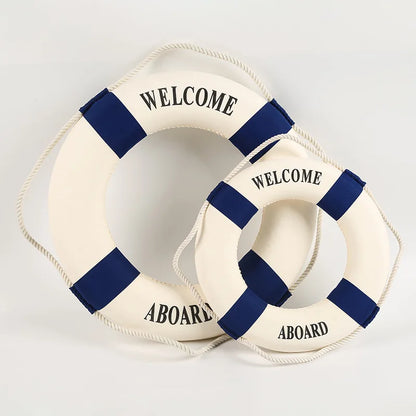 Nautical Life Buoy Wall Decor