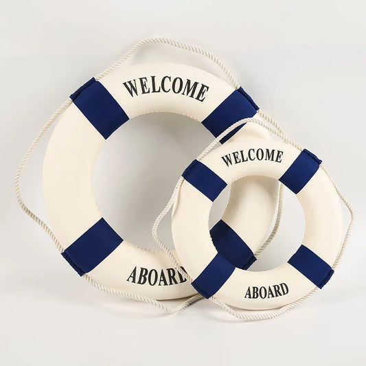 Nautical Life Buoy Wall Decor