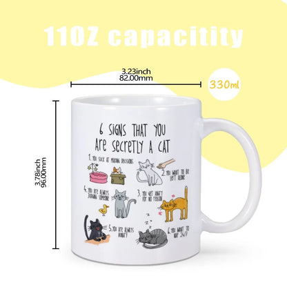 6 Signs That You Are Secretly A Cat Mug