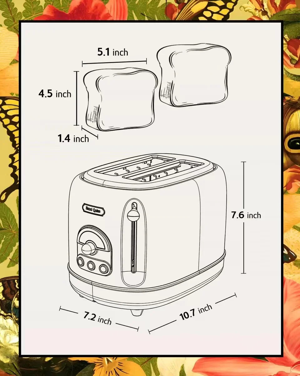 GardenGlow Vintage Toaster
