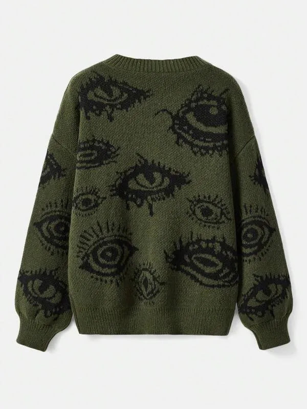 All Eyes On Me Strickpullover