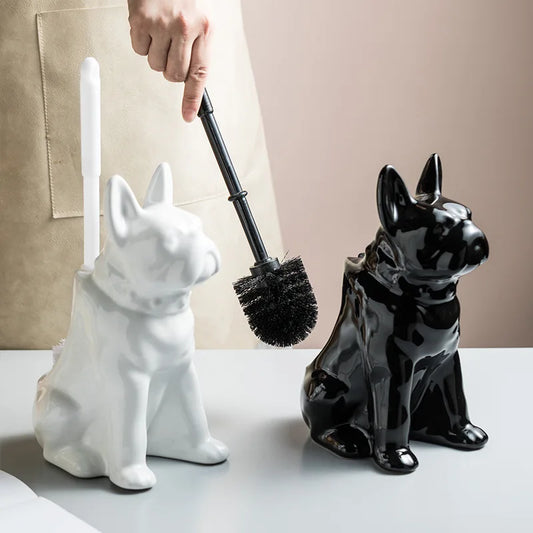 Luxury Dog-Shaped Toilet Brush