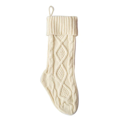 Cable Knit Christmas Stockings