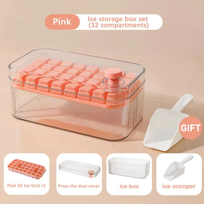 32 Grid Silicone Ice Cube Tray