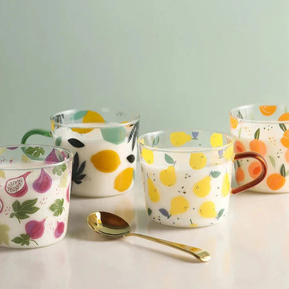 Fruit Orchard Harmony Glass Mug