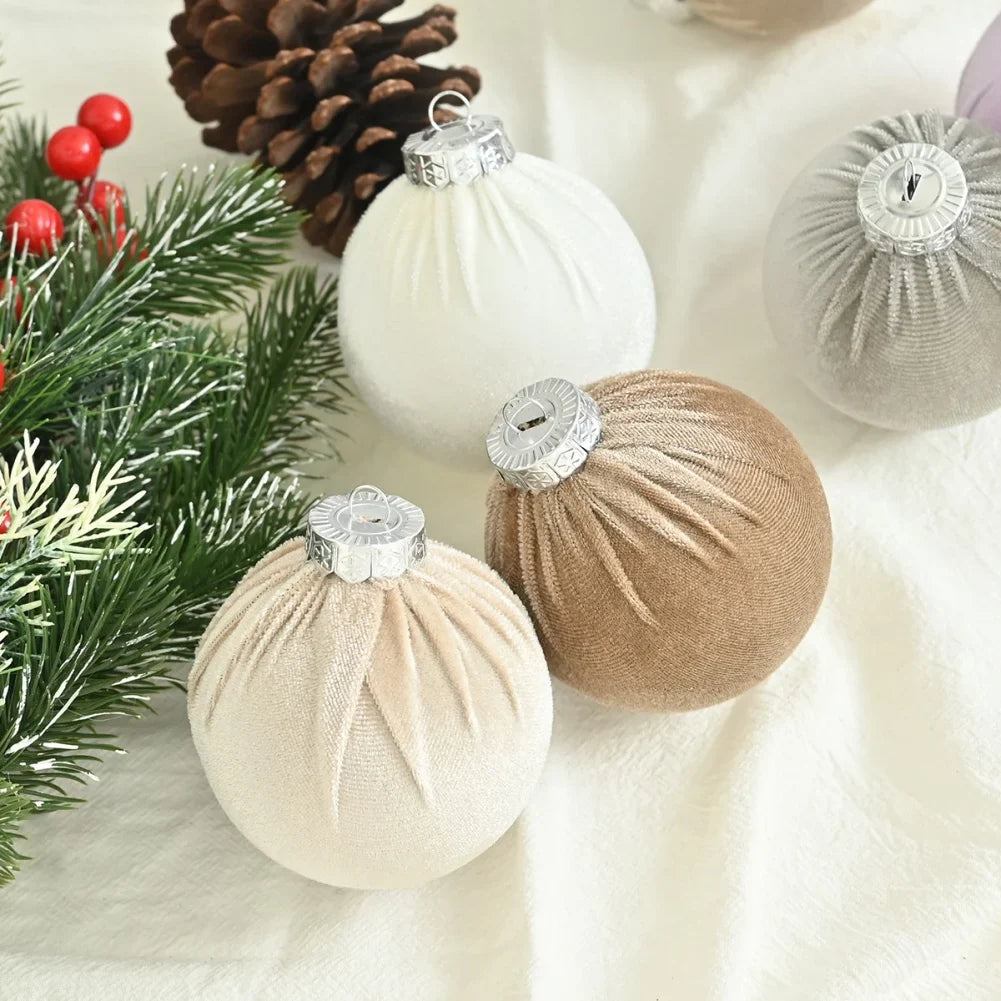 15pcs Velvet Christmas Balls