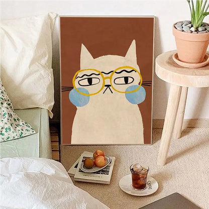 Vintage Cartoon Canvas Art