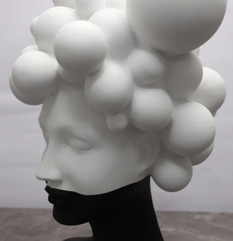 Contemporary Bubble Head Sculpture