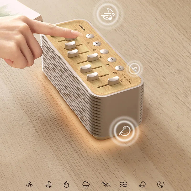 Enceinte Bluetooth à bruit blanc avec paysages sonores naturels
