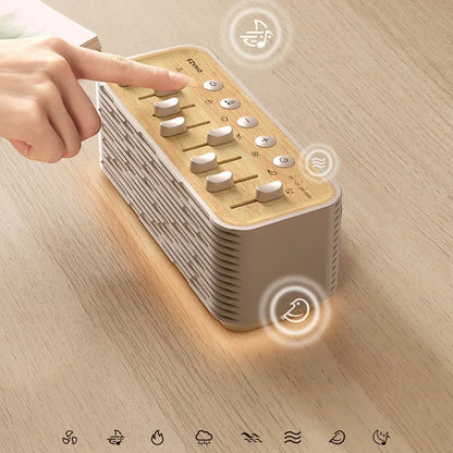 Enceinte Bluetooth à bruit blanc avec paysages sonores naturels