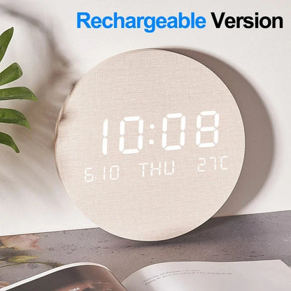 AuraSphere LED Digital Wall Clock