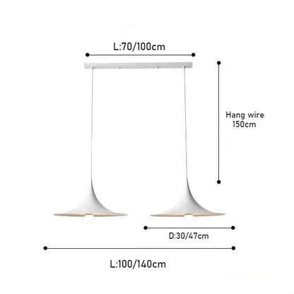 Twist Cone Pendant Light