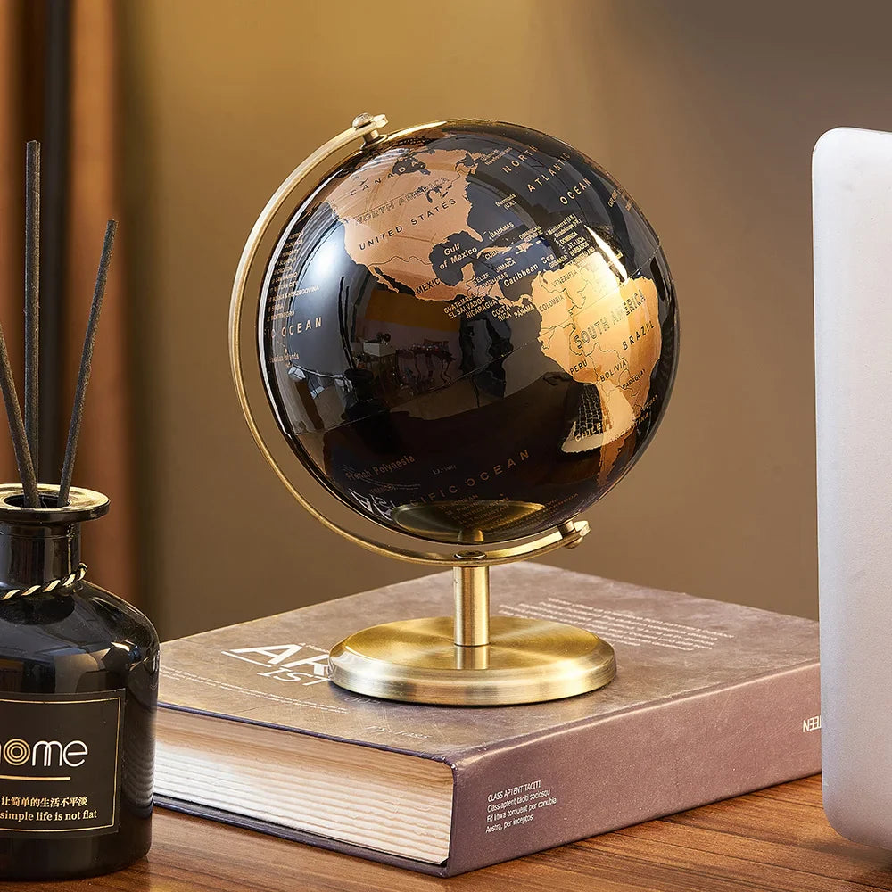 Retro & Modern Decorative World Globe for Home & Study