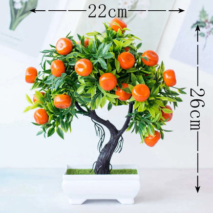 Arbre fruitier Kumquat orange artificiel