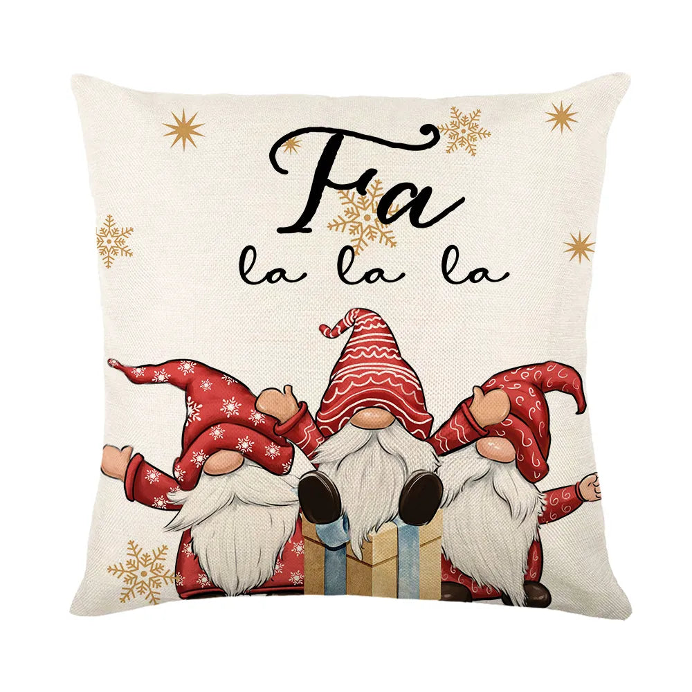 4 Pcs Christmas Cushion Covers