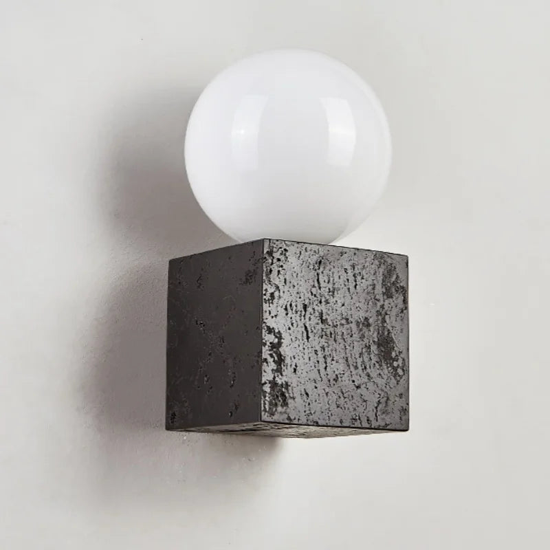 Luna Block Sconce Light