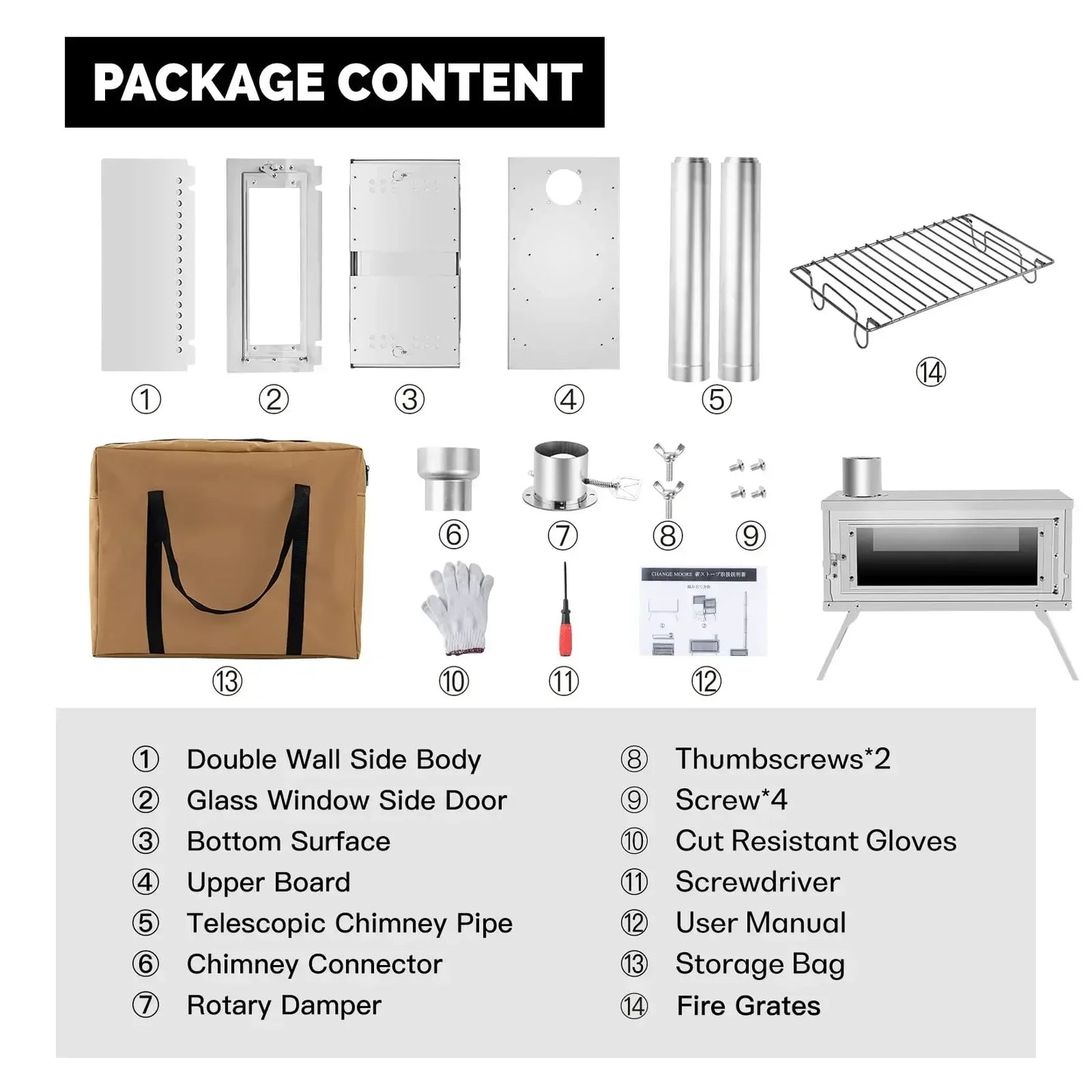 Portable Outdoor Wood Stove