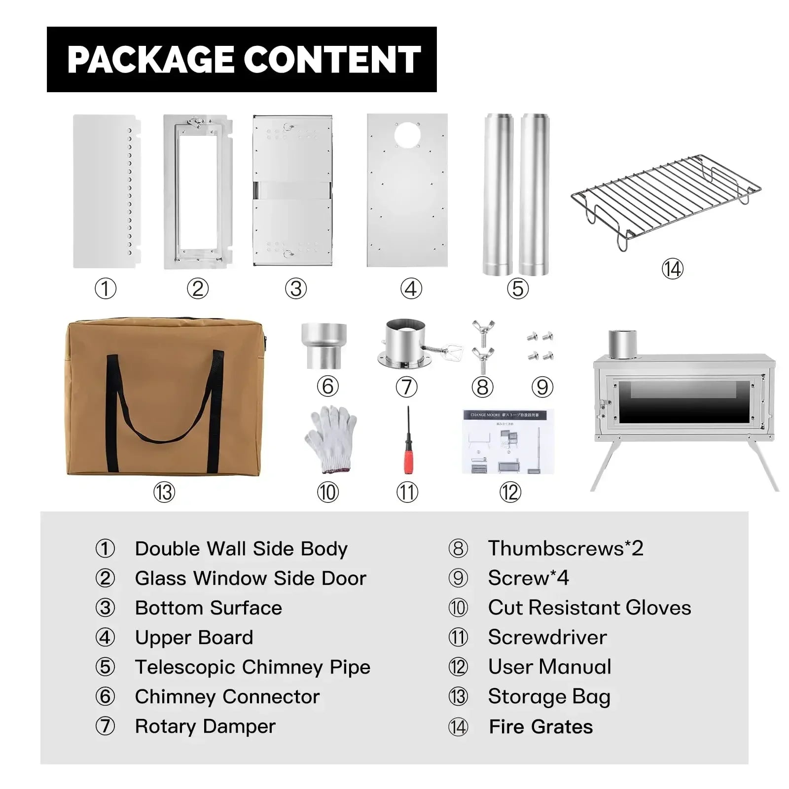 Portable Outdoor Wood Stove