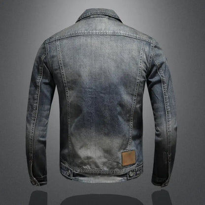 veste en jean vintage