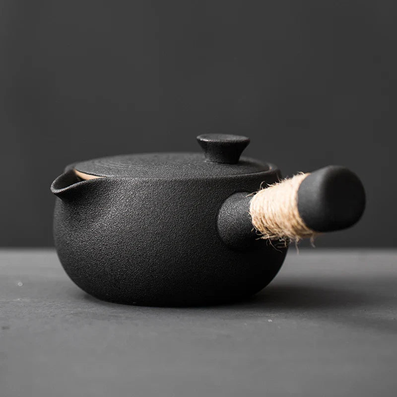 Handmade Pottery Teapot with Handle