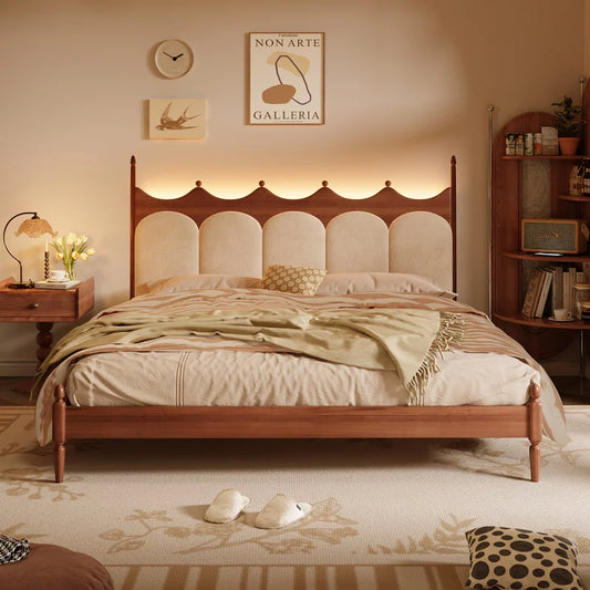 CrownRest™ Solid Wood Bed